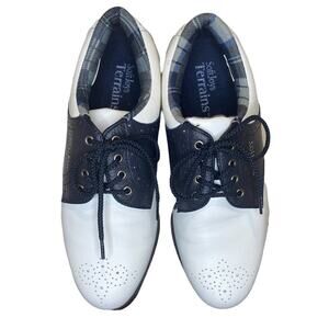 FootJoy Black and White Leather Oxford Style‎ Golf Shoes Size 6.5